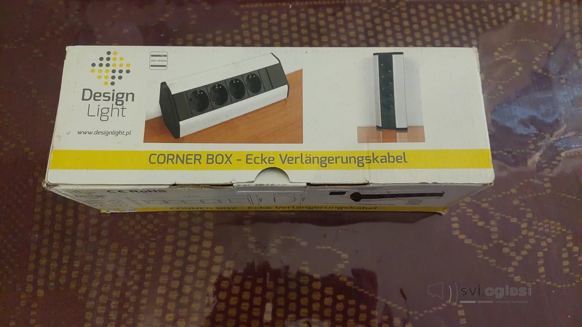 Design Light CORNER BOX 4 corner extension CORNERBOXALU 4DE