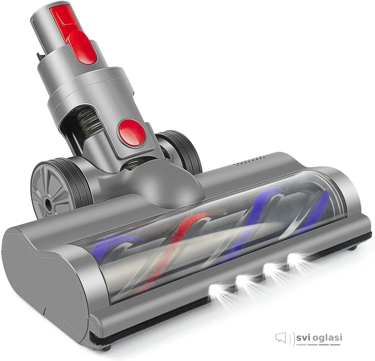 KENVOR Soft Roller Brush Floor Head with LED Headlights for Dyson V7 V8 V10 V11